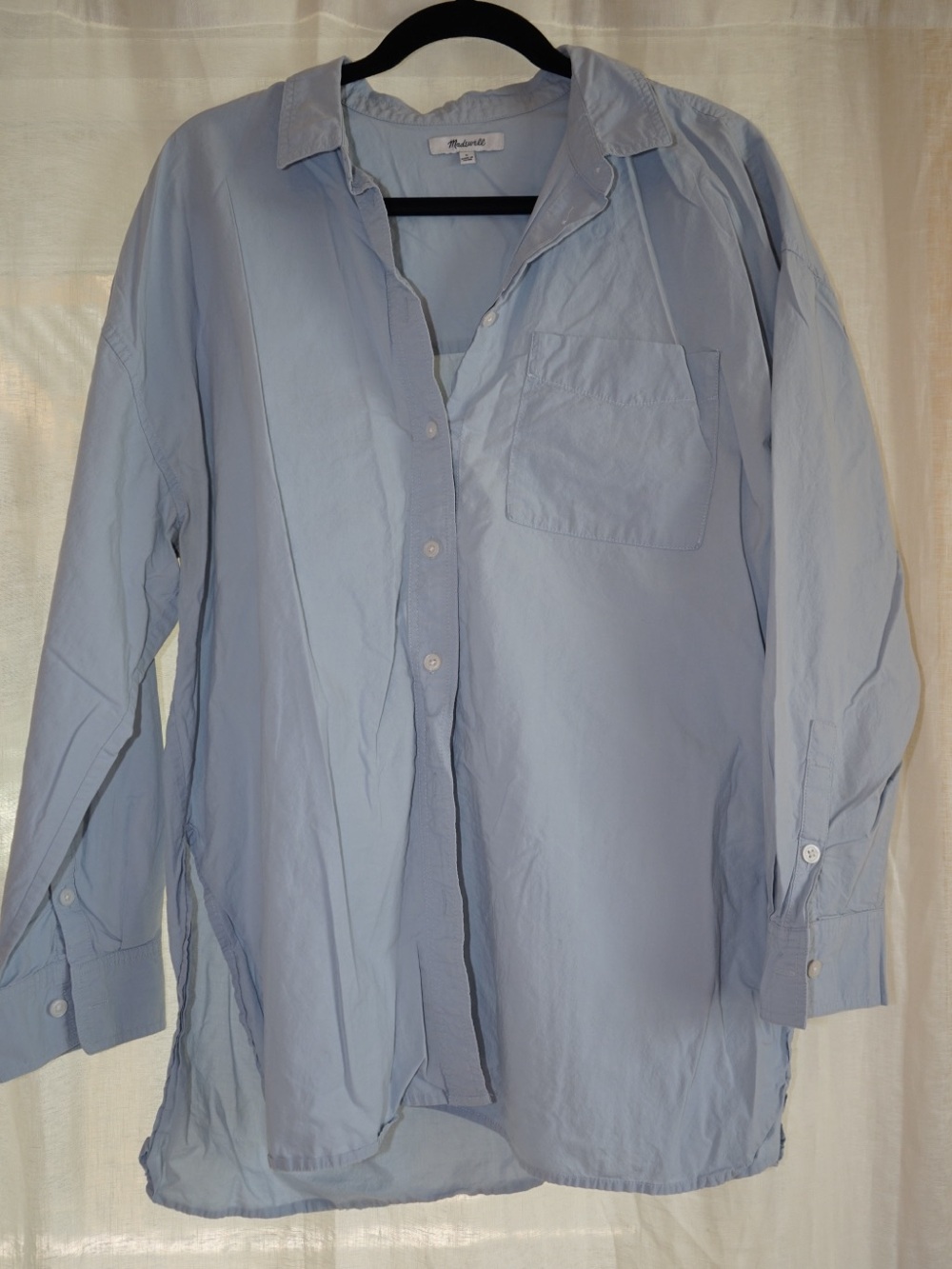 Madewell Pale Blue Long-Sleeve Button-Down Shirt